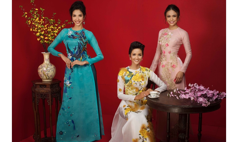 Ngất ngây trước bộ ảnh Chúc Xuân đầy hương sắc của dàn Hoa hậu, Á hậu Hoàn vũ Việt Nam